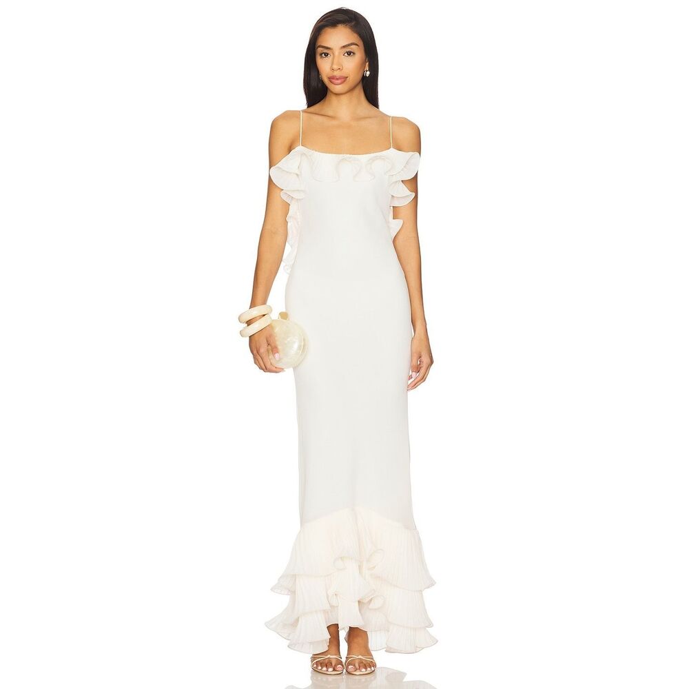 DELFI Delina Dress in Cream Size Small $559